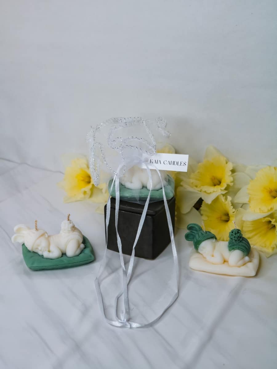 Marturii Botez lumanare BABY - saculet & eticheta - imagine 14